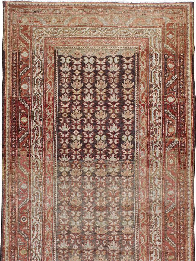 Vintage Persian Malayer Wide Gallery Runner, No.23396 - Staging