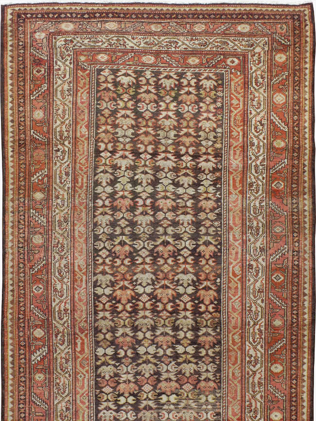 Vintage Persian Malayer Wide Gallery Runner, No.23396 - Staging