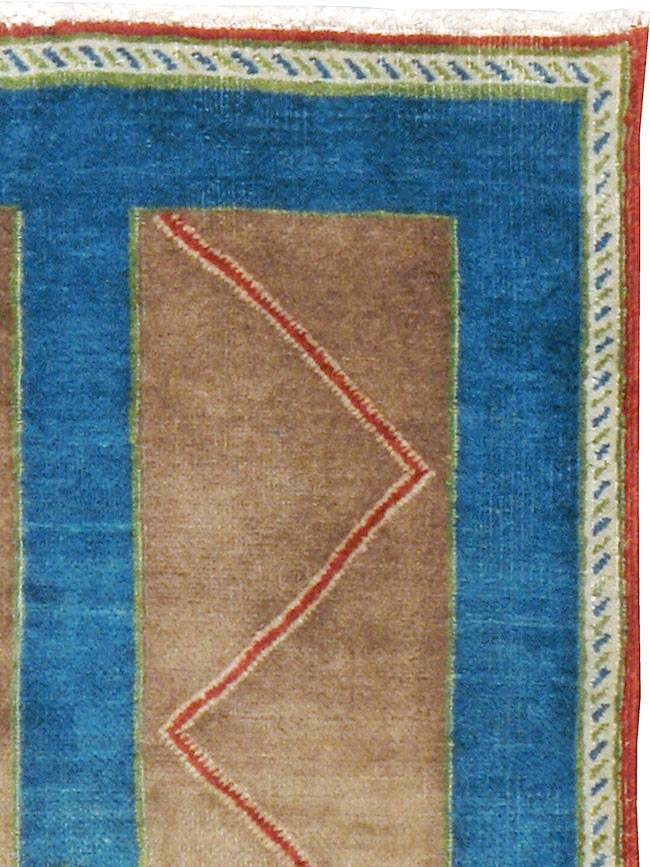 Vintage Persian Hamadan Art Deco Rug, No.23398 - Staging