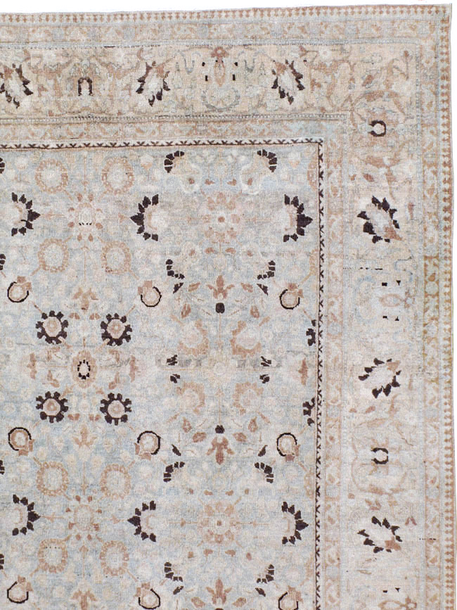 Antique Persian Tabriz Carpet, No.23404 - Staging