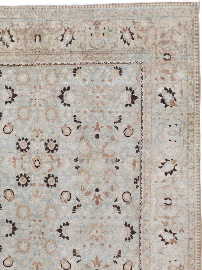 Antique Persian Tabriz Carpet, No.23404 - Staging