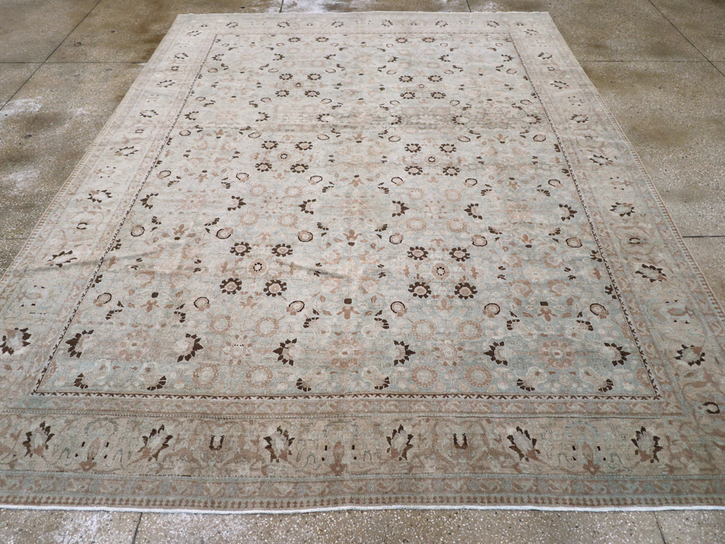 Antique Persian Tabriz Carpet, No.23404 - Staging