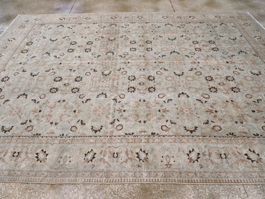 Antique Persian Tabriz Carpet, No.23404 - Staging