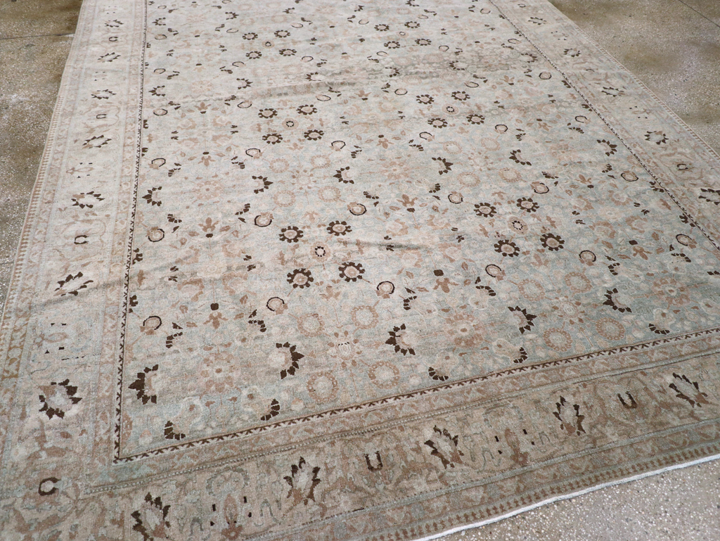 Antique Persian Tabriz Carpet, No.23404 - Staging