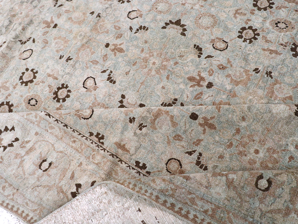 Antique Persian Tabriz Carpet, No.23404 - Staging