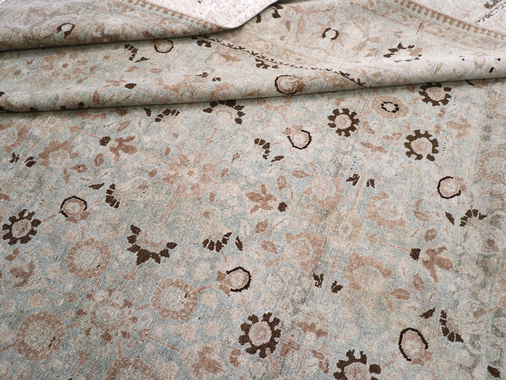 Antique Persian Tabriz Carpet, No.23404 - Staging
