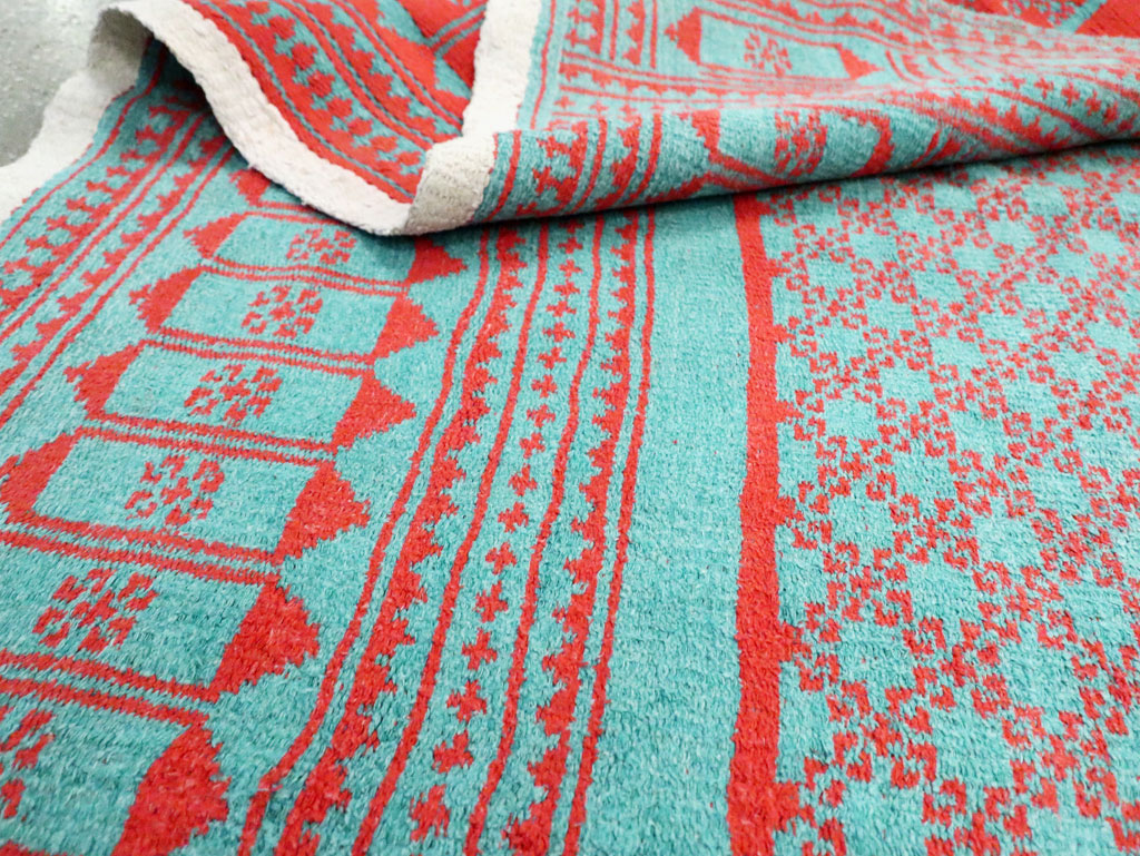 Vintage Persian Flatweave Kilim, No.23406 - Staging