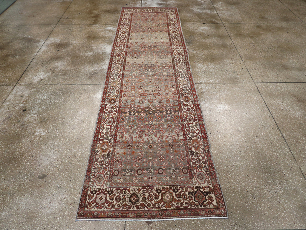 Vintage Persian Malayer Gallery Runner, No.23408 - Staging