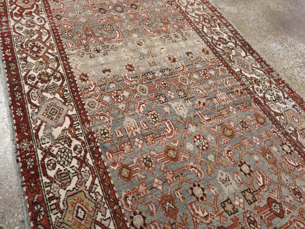 Vintage Persian Malayer Gallery Runner, No.23408 - Staging