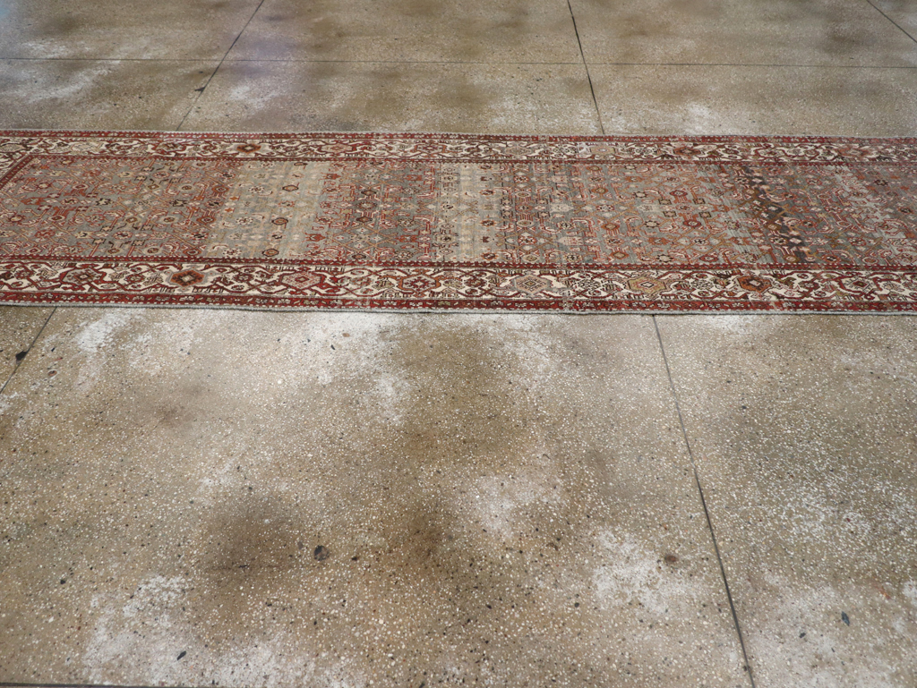 Vintage Persian Malayer Gallery Runner, No.23408 - Staging