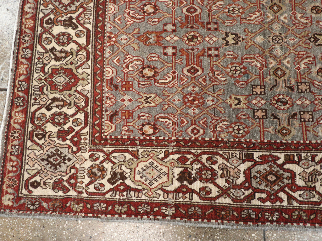 Vintage Persian Malayer Gallery Runner, No.23408 - Staging