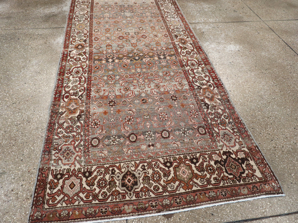 Vintage Persian Malayer Gallery Runner, No.23408 - Staging