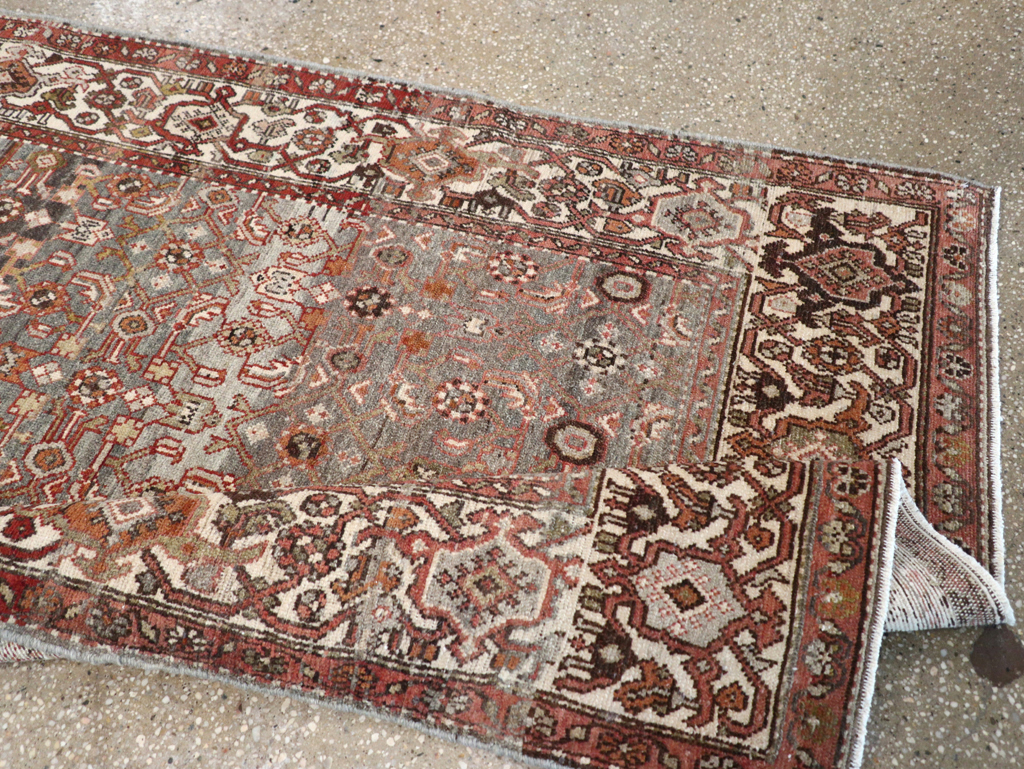 Vintage Persian Malayer Gallery Runner, No.23408 - Staging