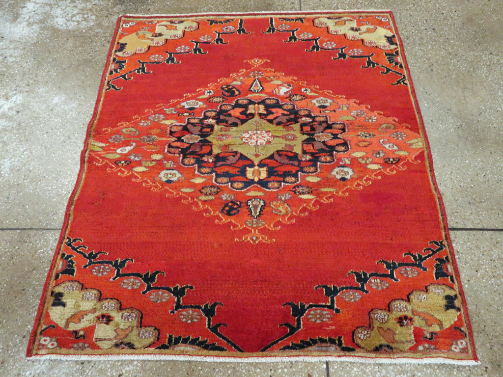 Antique Persian Dorokhsh Rug, No.23410 - Staging