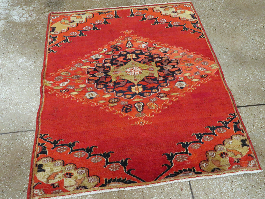 Antique Persian Dorokhsh Rug, No.23410 - Staging