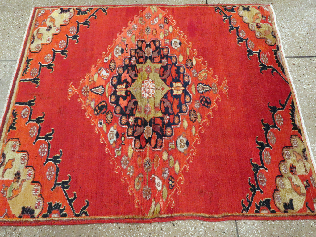 Antique Persian Dorokhsh Rug, No.23410 - Staging
