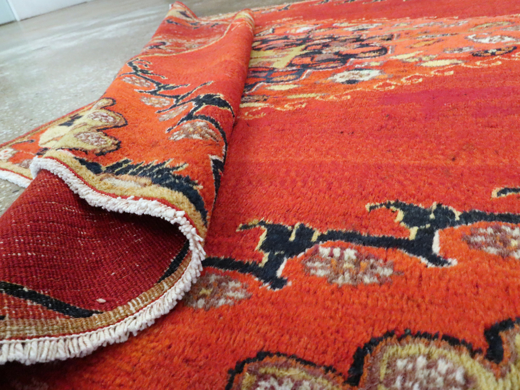 Antique Persian Dorokhsh Rug, No.23410 - Staging