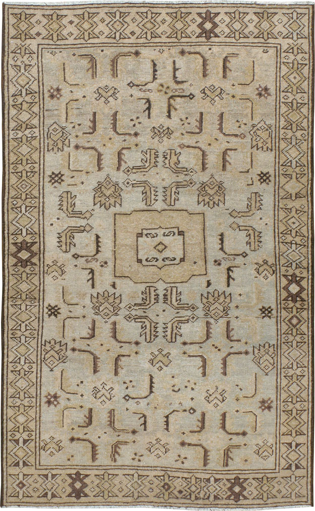 Vintage Persian Malayer Rug, No.23411 - Staging