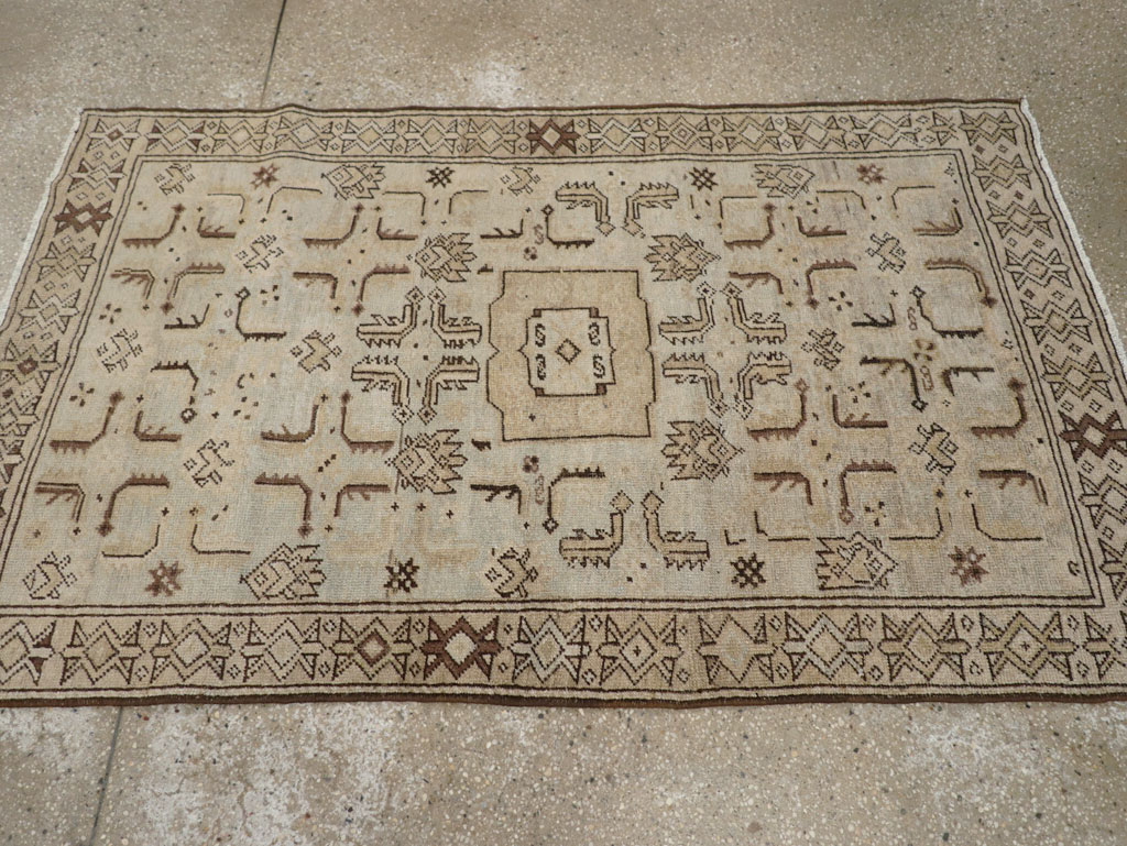 Vintage Persian Malayer Rug, No.23411 - Staging