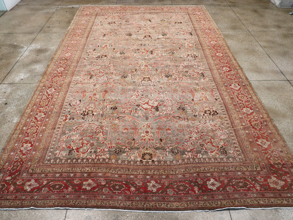 Antique Persian Mahal Carpet, No.23414 - Staging