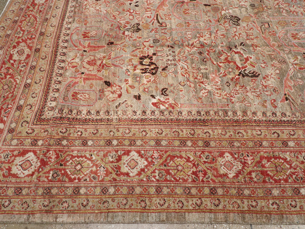 Antique Persian Mahal Carpet, No.23414 - Staging