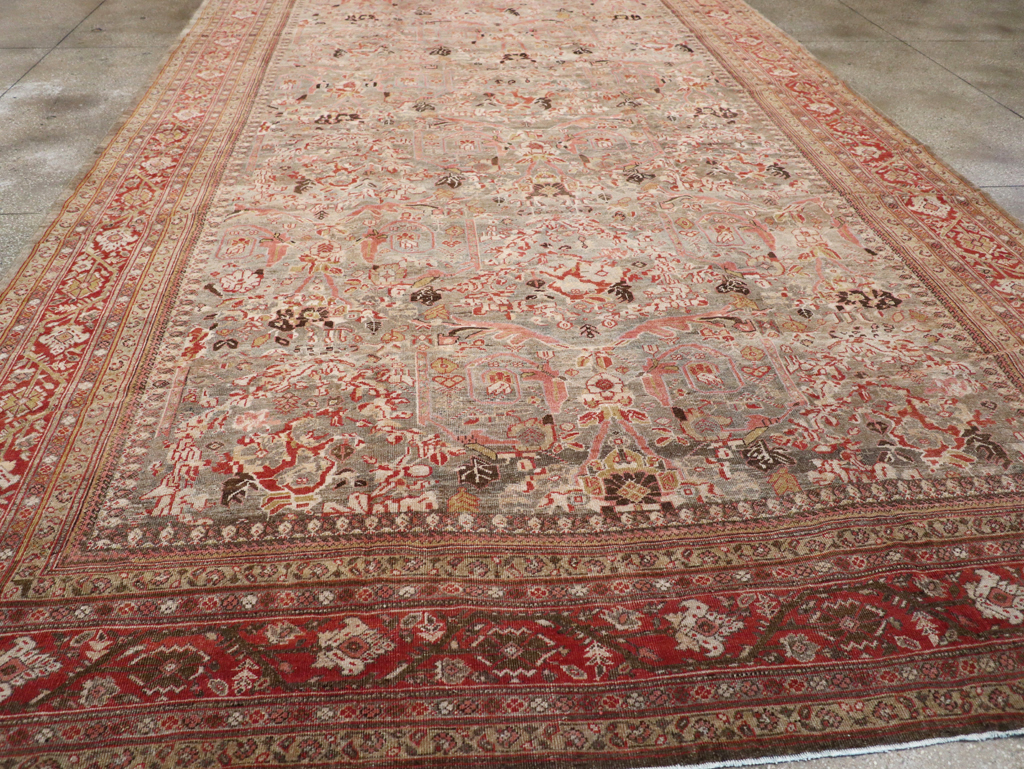 Antique Persian Mahal Carpet, No.23414 - Staging