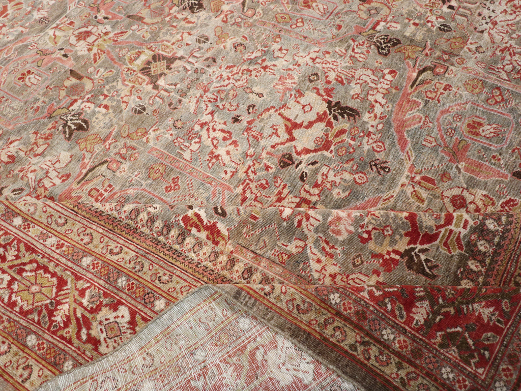 Antique Persian Mahal Carpet, No.23414 - Staging