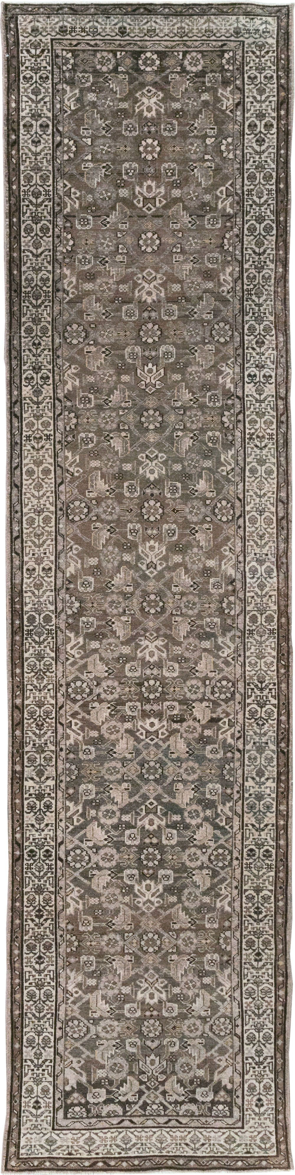Vintage Persian Malayer Runner, No.23415 - Staging