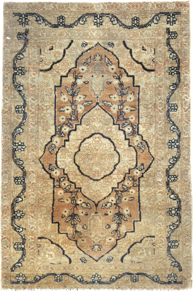 Antique Persian Tabriz Hagi Jalili Rug, No.23416 - Staging