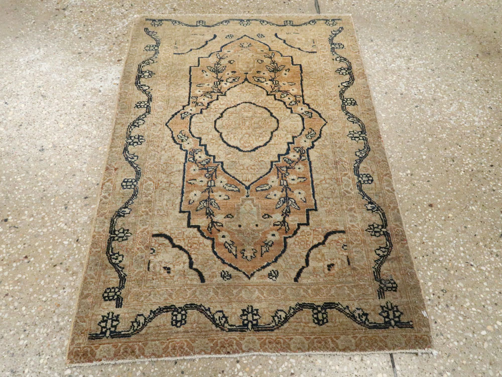 Antique Persian Tabriz Hagi Jalili Rug, No.23416 - Staging