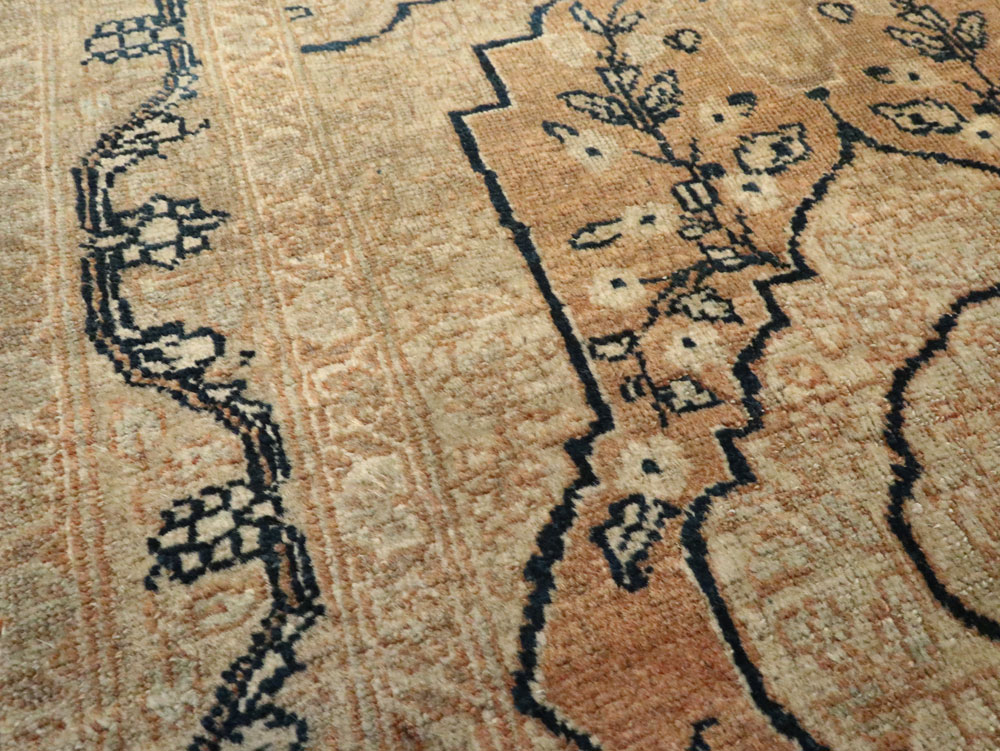 Antique Persian Tabriz Hagi Jalili Rug, No.23416 - Staging