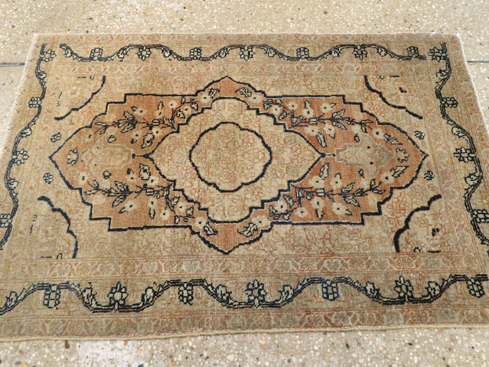 Antique Persian Tabriz Hagi Jalili Rug, No.23416 - Staging