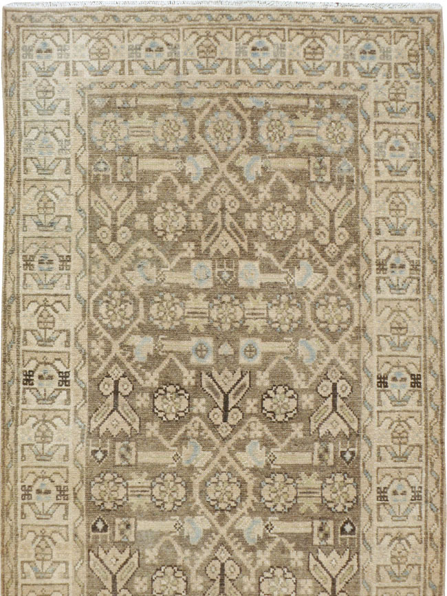 Vintage Persian Malayer Gallery Runner, No.23417 - Staging