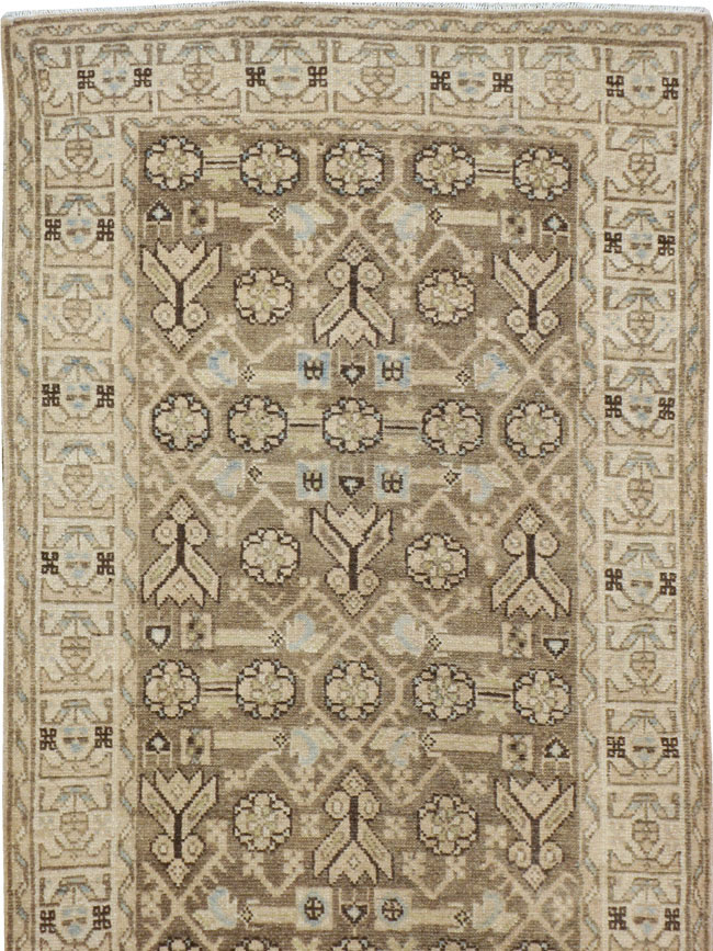 Vintage Persian Malayer Gallery Runner, No.23417 - Staging