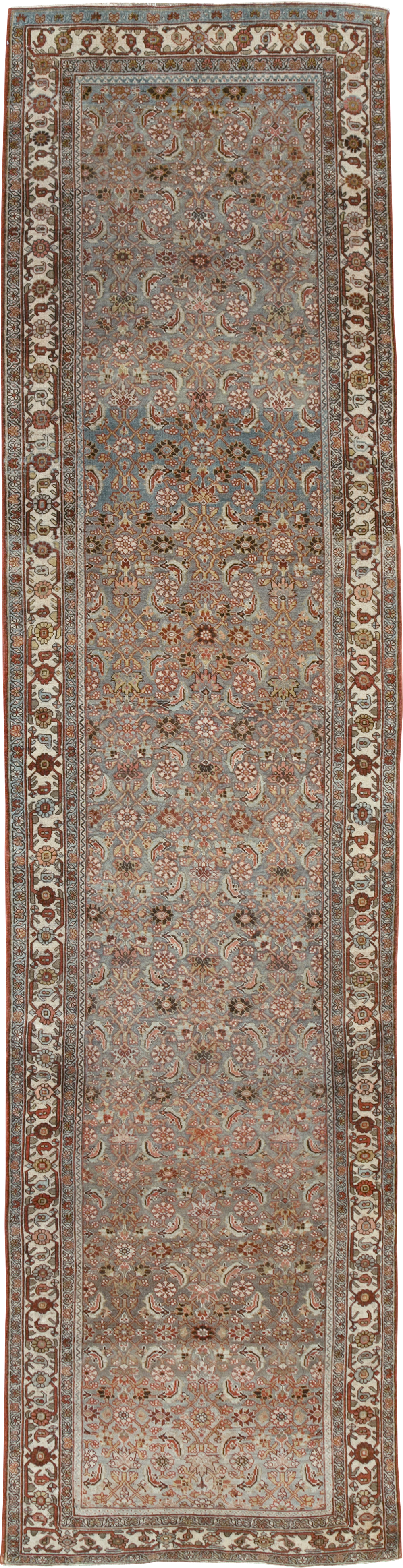 Vintage Persian Malayer Gallery Runner, No.23418 - Staging