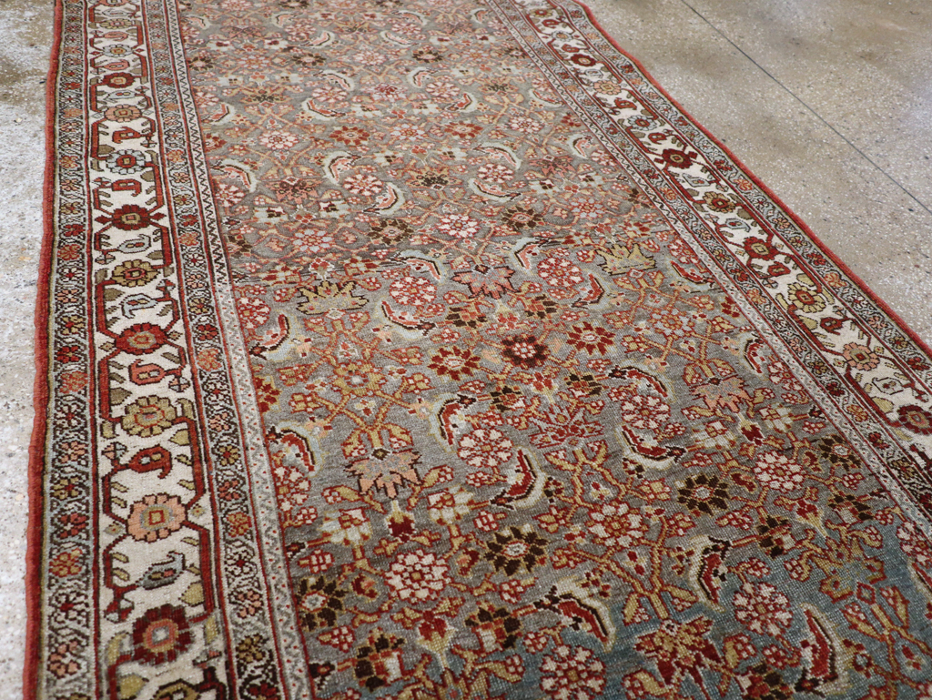Vintage Persian Malayer Gallery Runner, No.23418 - Staging