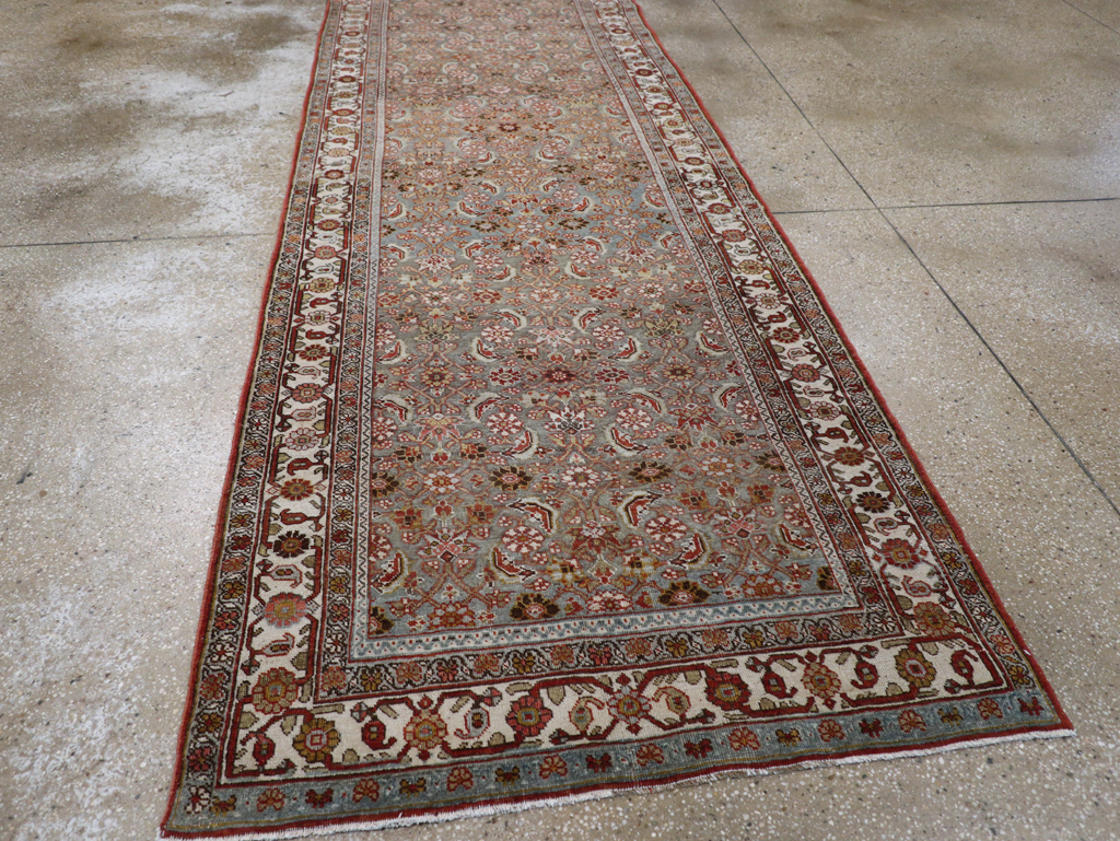 Vintage Persian Malayer Gallery Runner, No.23418 - Staging