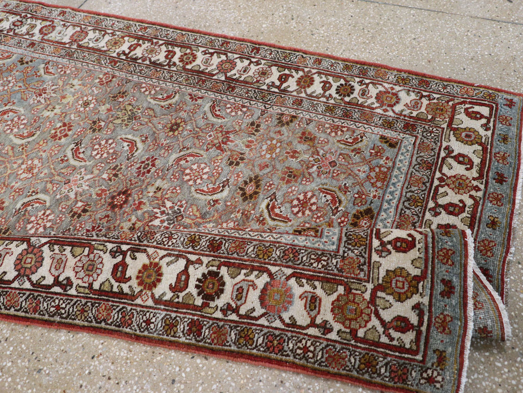 Vintage Persian Malayer Gallery Runner, No.23418 - Staging