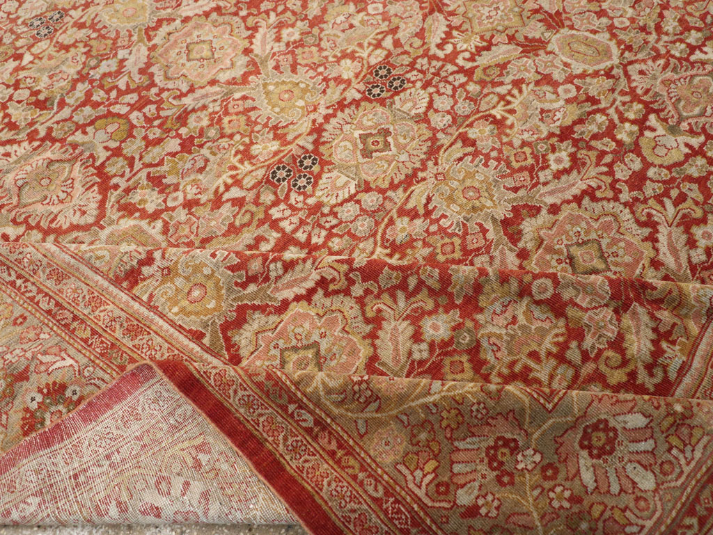 Antique Persian Mahal Carpet, No.23424 - Staging