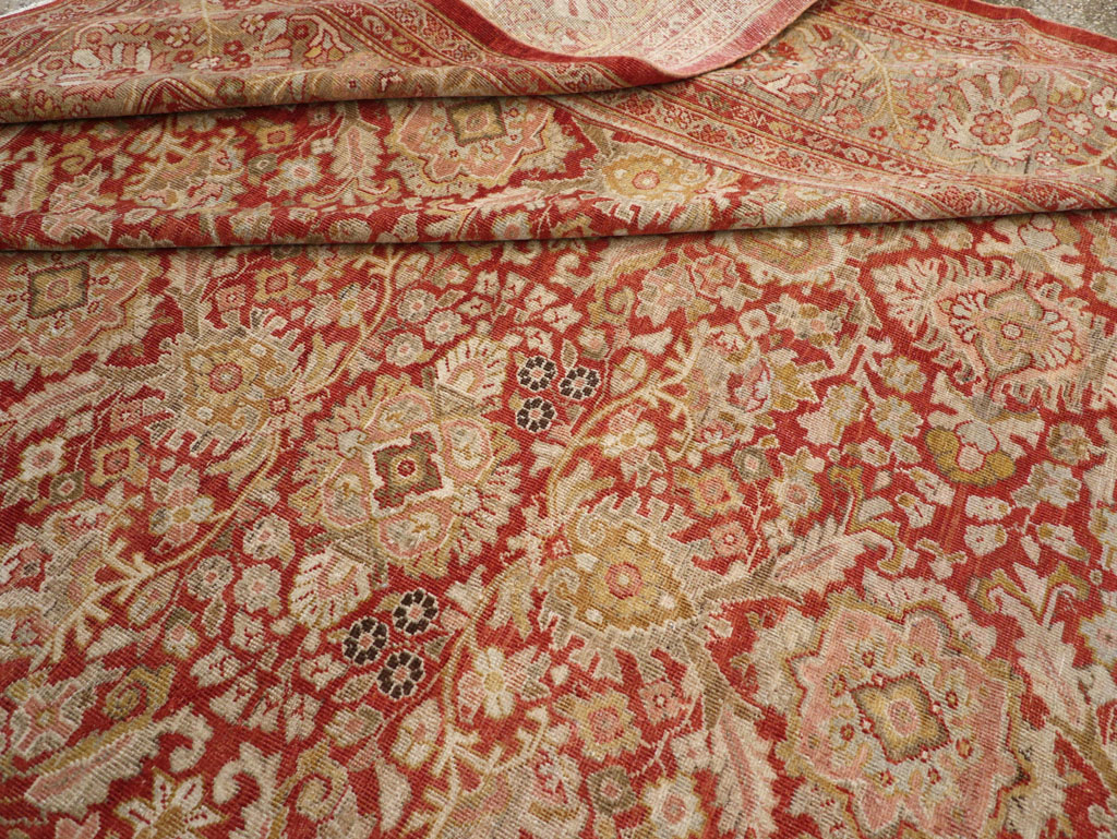 Antique Persian Mahal Carpet, No.23424 - Staging