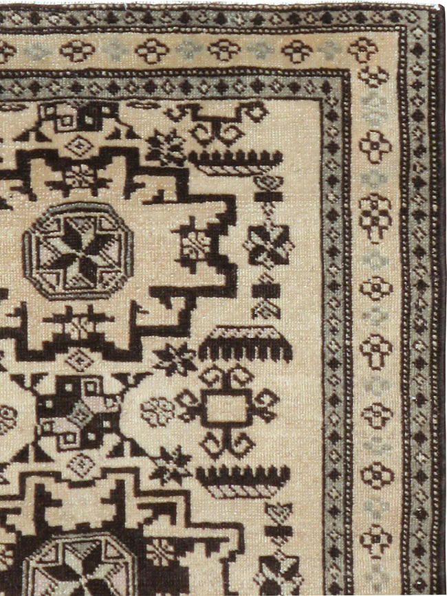 Vintage Persian Tabriz Rug (Pair: 1 of 2), No.23428 - Staging