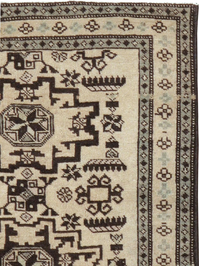 Vintage Persian Tabriz Rug (Pair: 1 of 2), No.23428 - Staging