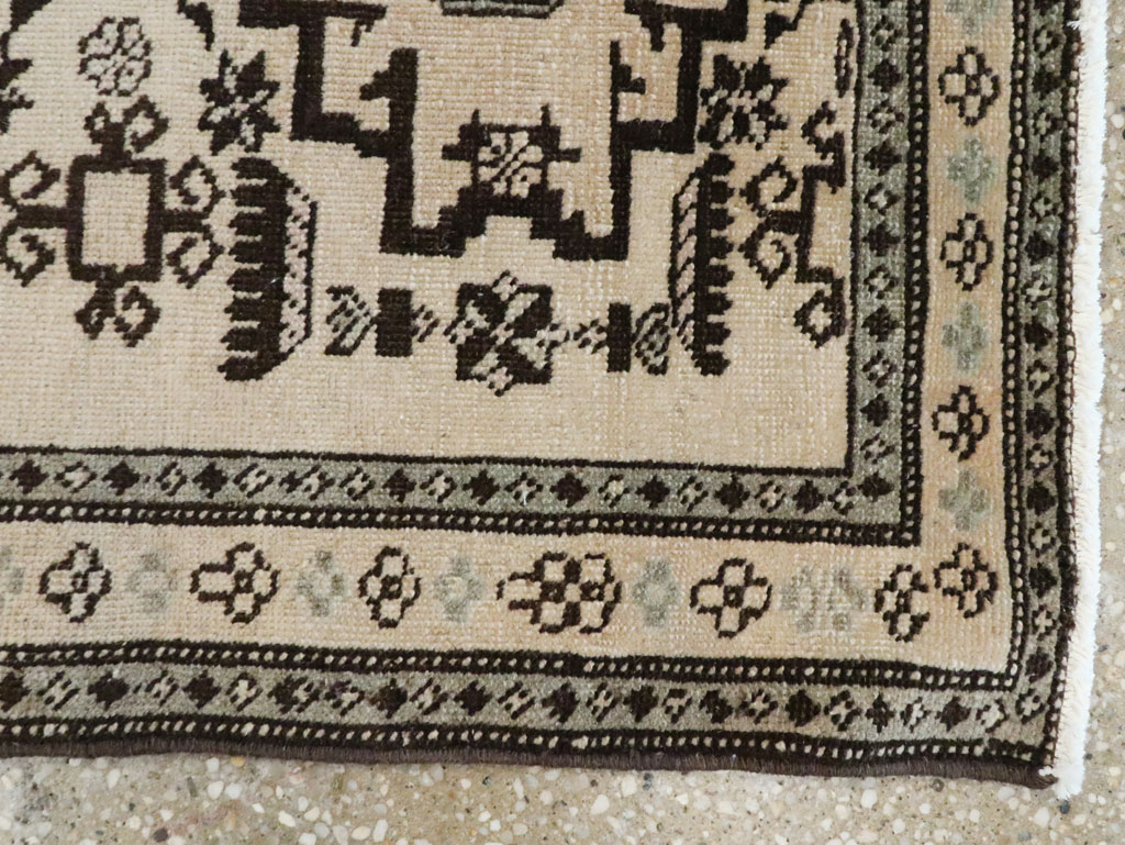 Vintage Persian Tabriz Rug (Pair: 1 of 2), No.23428 - Staging