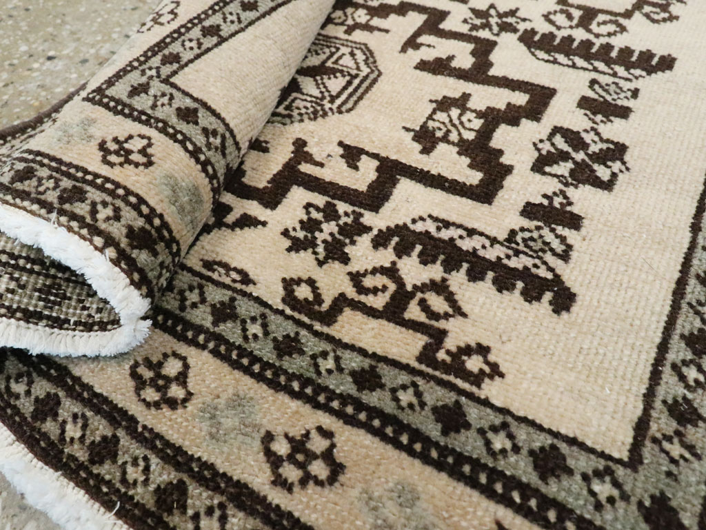 Vintage Persian Tabriz Rug (Pair: 1 of 2), No.23428 - Staging