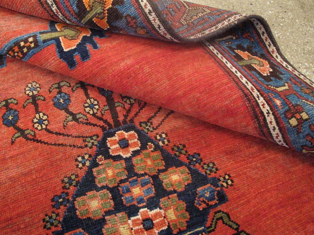 Antique Persian Bidjar Square Carpet, No.23433 - Staging