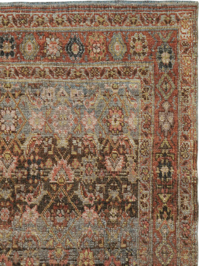 Antique Persian Bidjar Rug, No.23436 - Staging