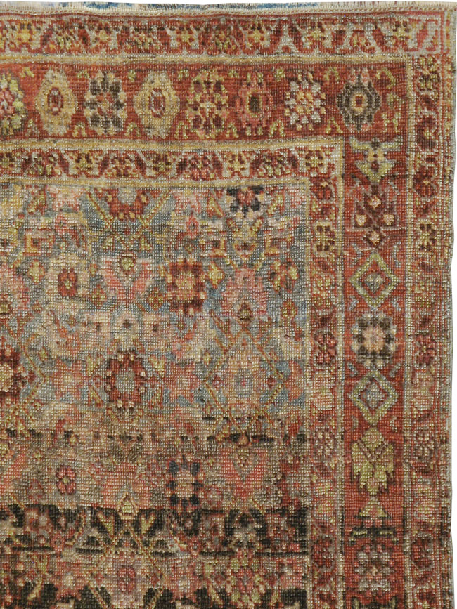 Antique Persian Bidjar Rug, No.23436 - Staging