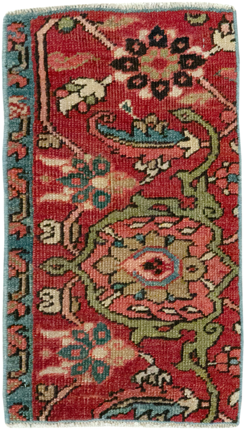 Antique Persian Heriz Wagireh Sampler Rug, No.23442 - Staging