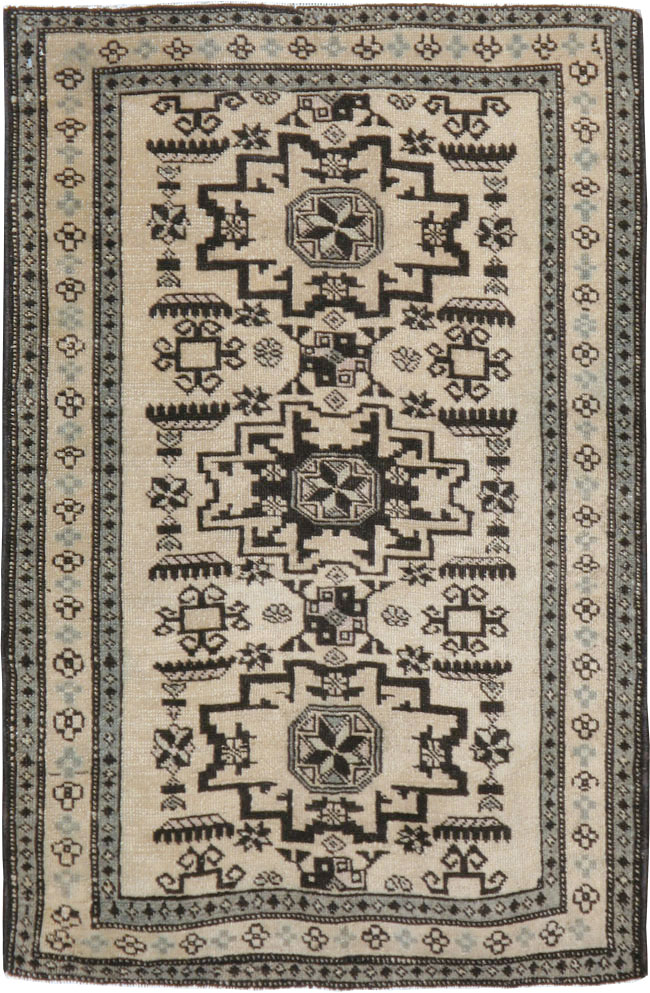 Vintage Persian Tabriz Rug (Pair: 2 of 2), No.23443 - Staging