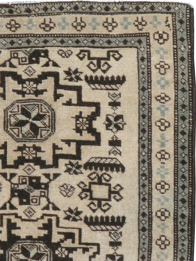 Vintage Persian Tabriz Rug (Pair: 2 of 2), No.23443 - Staging